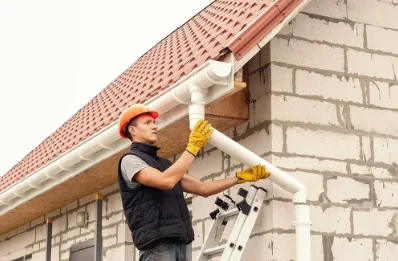 Pose et remplacement de gouttières à Consigny
